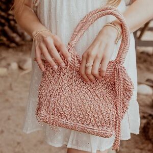 CLEOBELLA | Woven Bag - Coral
